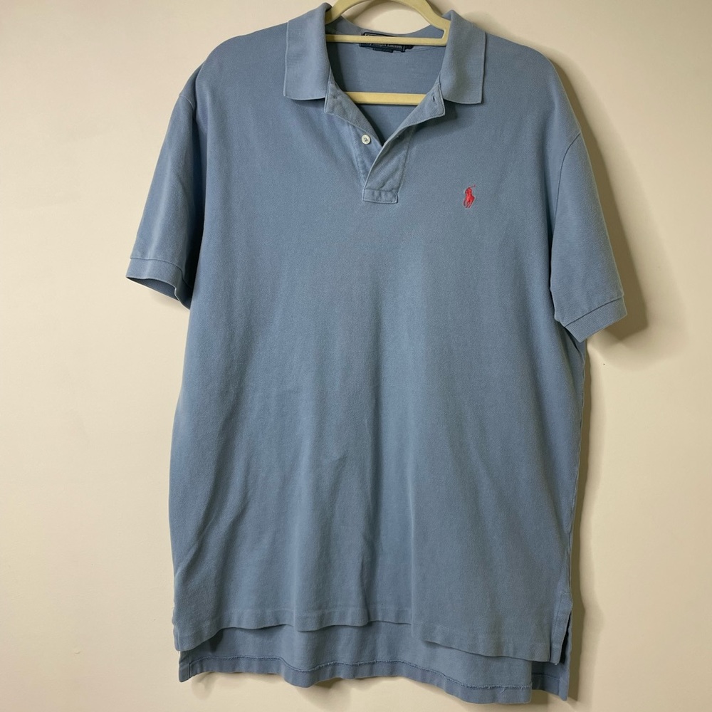 Polo Ralph Lauren Blue Polo Men's Large - Picture 1 of 4